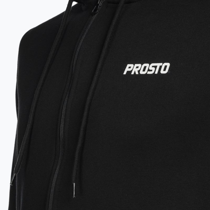 Pánská mikina  PROSTO Rendot Zip Hoodie black 6