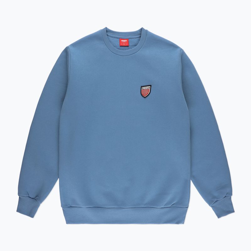 Pánská mikina PROSTO Crewneck Bazy blue 4