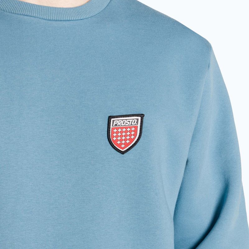 Pánská mikina PROSTO Crewneck Bazy blue 3