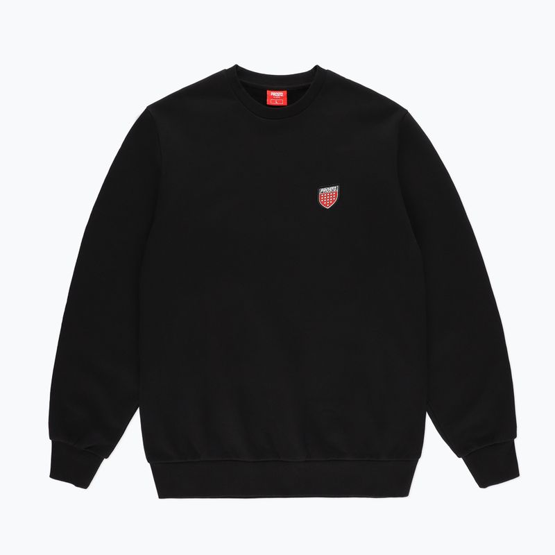 Pánská mikina PROSTO Crewneck Bazy black 4