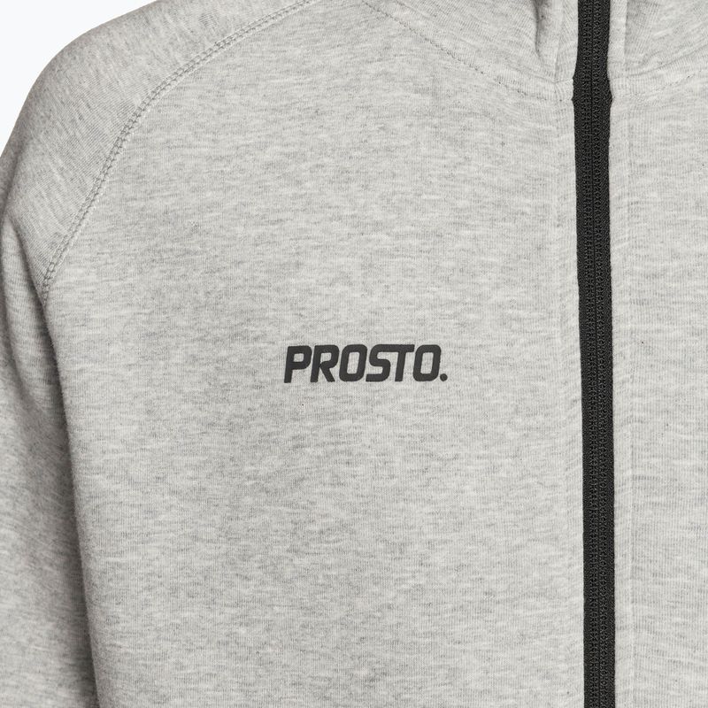 Pánská mikina PROSTO Tech Zip Zip Hoodie Speedy gray 3