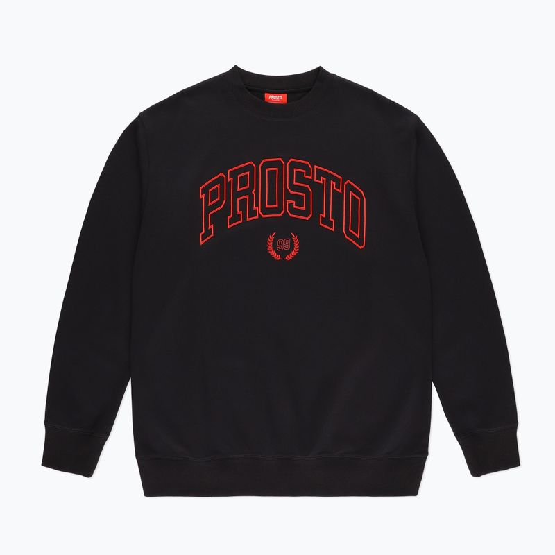 Pánská mikina PROSTO Crewneck Varsity black 4