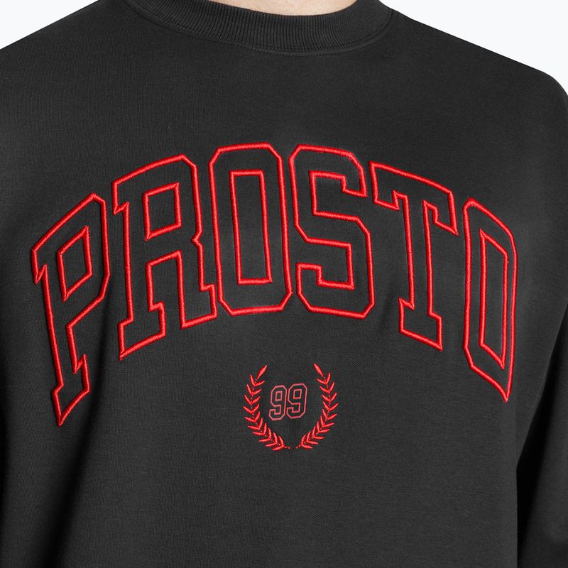 Pánská mikina PROSTO Crewneck Varsity black 3