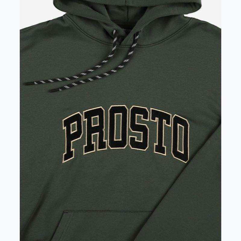 Pánská mikina  PROSTO Hoodie College 99 green 3