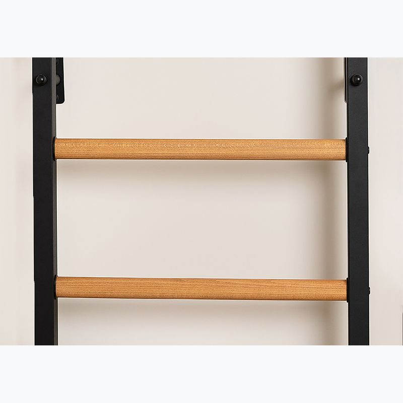 Gymnastický žebřík BenchK 711B+A076 black matte/oak 7