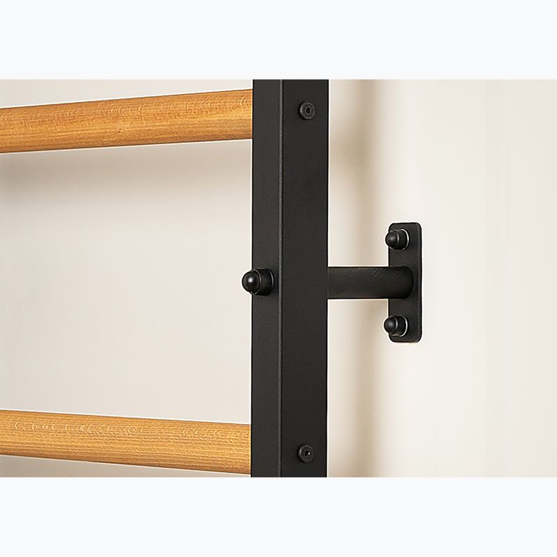 Gymnastický žebřík BenchK 711B+A076 black matte/oak 8