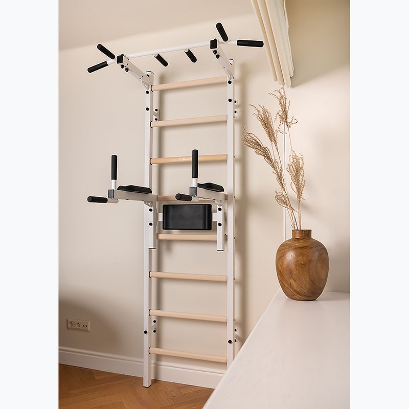 Gymnastický žebřík BenchK 222W white matte/oak 4