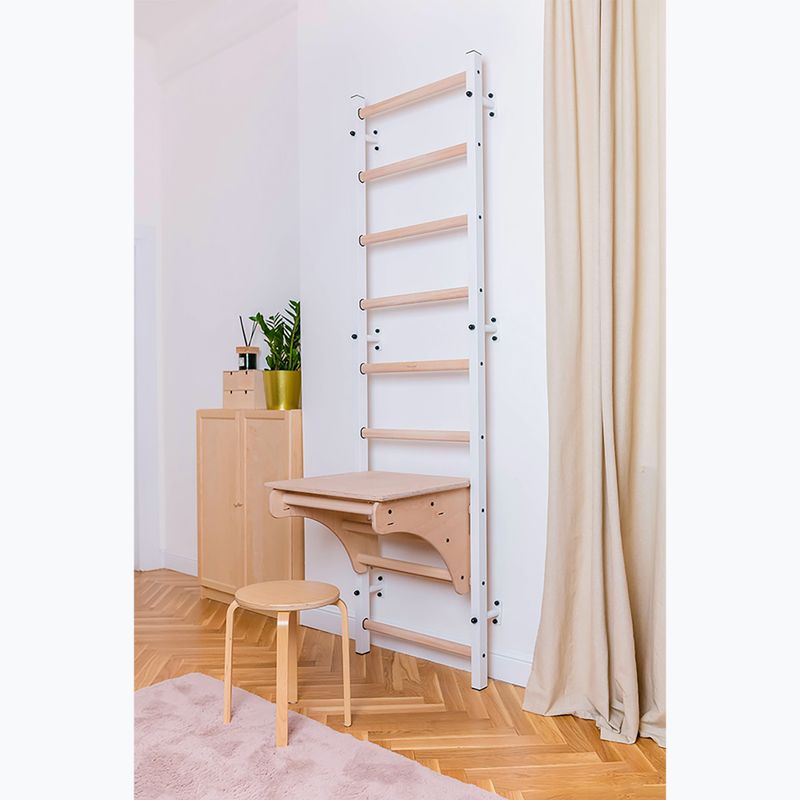 Gymnastický žebřík BenchK 712W white matte/oak 5