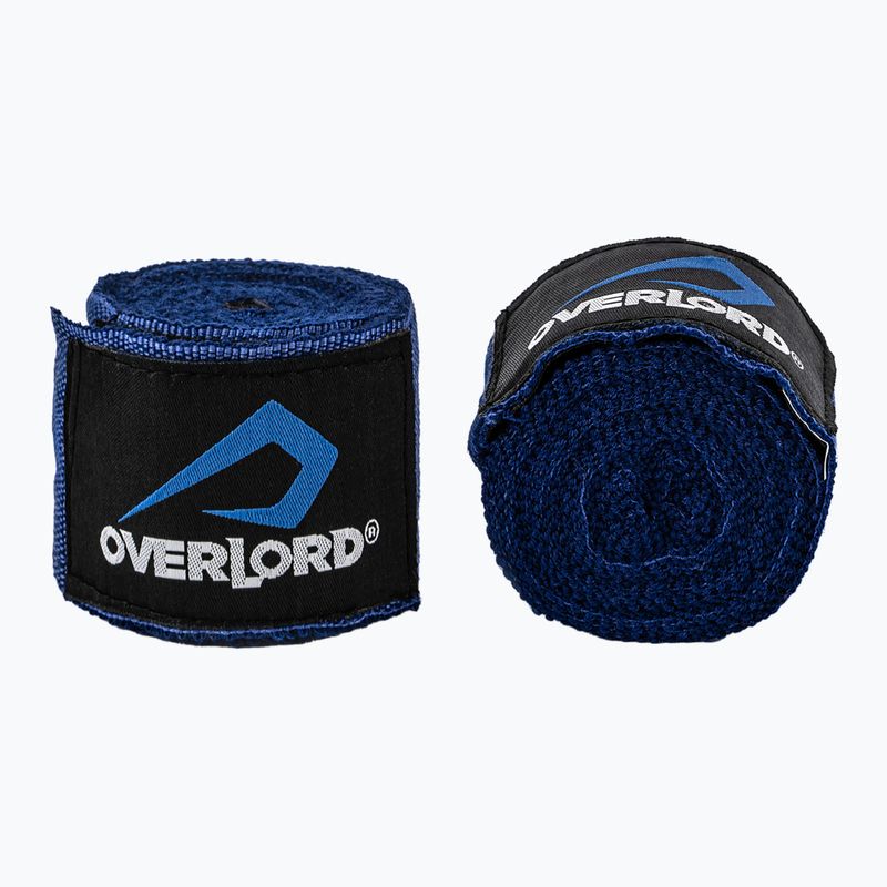 Boxerské bandáže Overlord elastické 400 cm blue 2