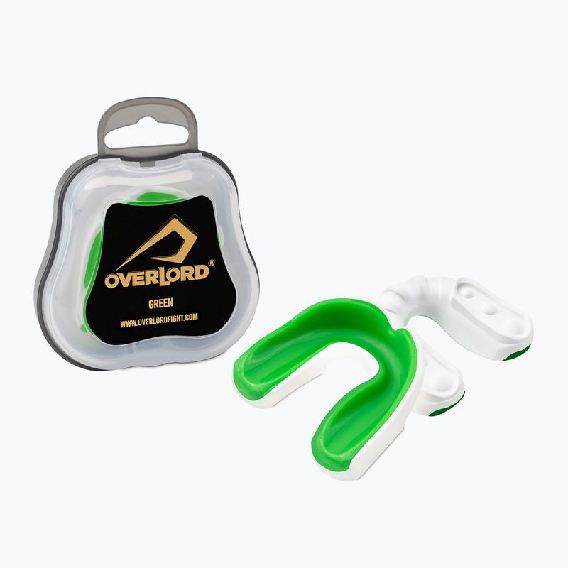 Chránič čelistí + pouzdro Overlord Gel green
