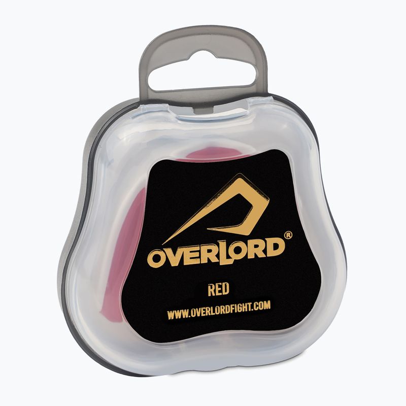Chránič čelistí + pouzdro Overlord Gel red 5