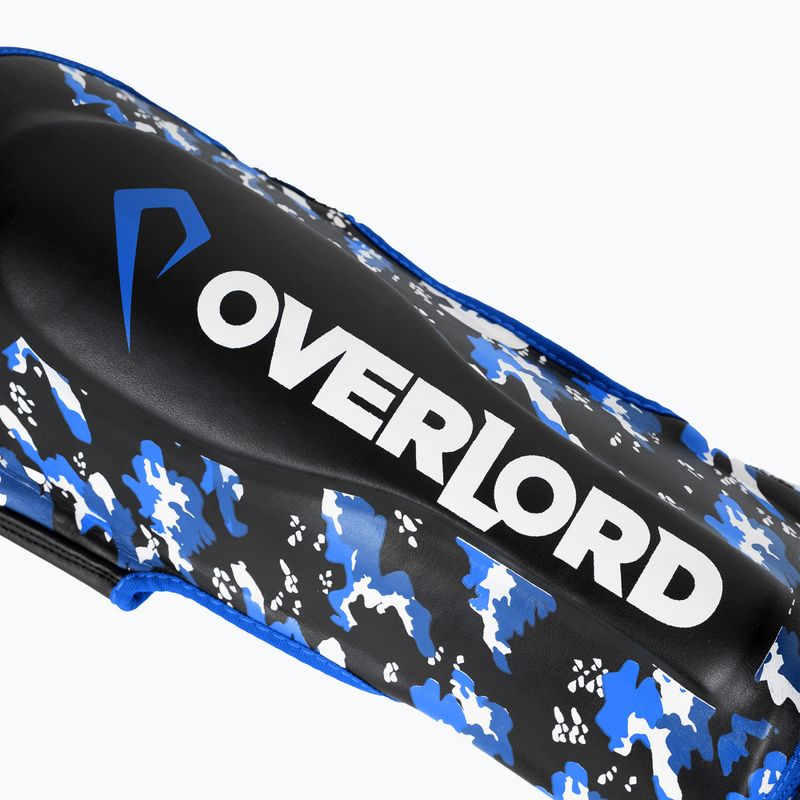 Chrániče holenních kostí Overlord Fighter modré 301002-BL/M 6