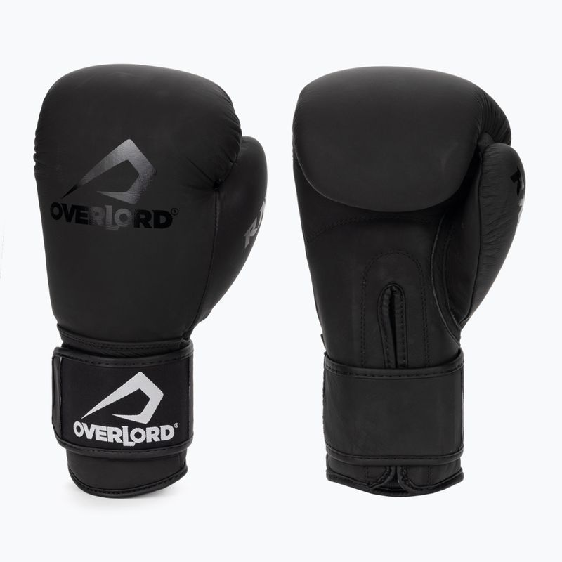 Boxerské rukavice Overlord Rage černé 100004-BK/10OZ