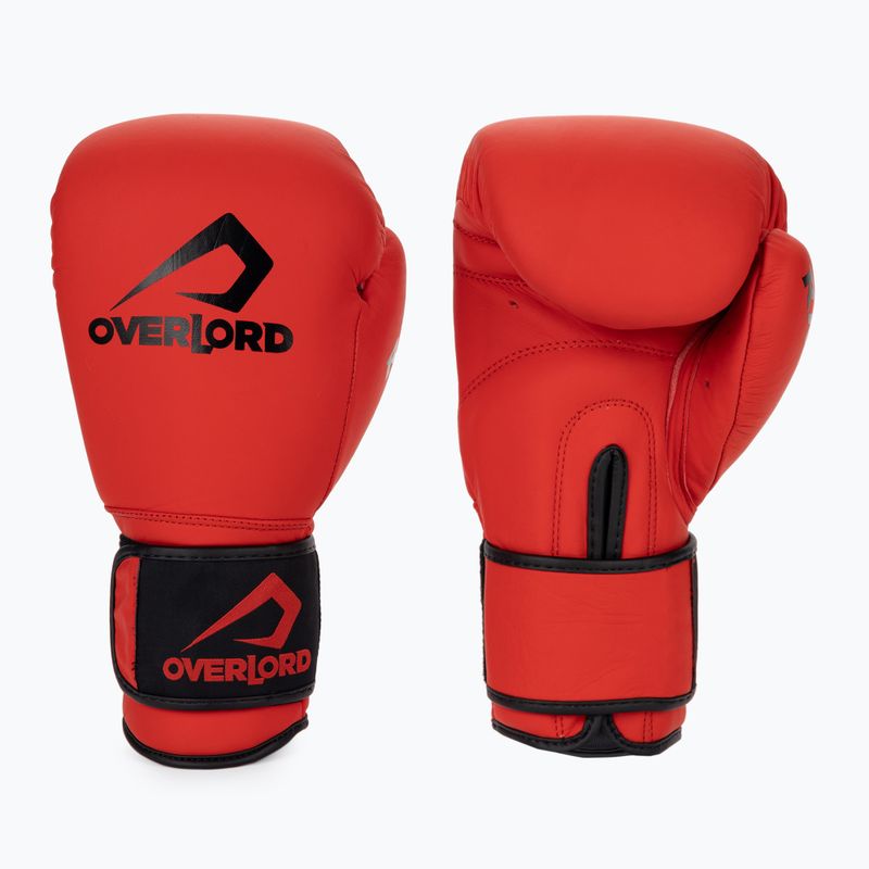 Boxerské rukavice Overlord Rage červené 100004-R/10OZ