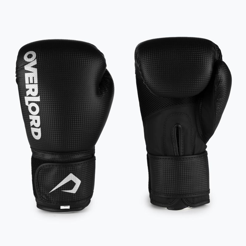 Kevlarové boxerské rukavice Overlord černé 100005-BK/10OZ