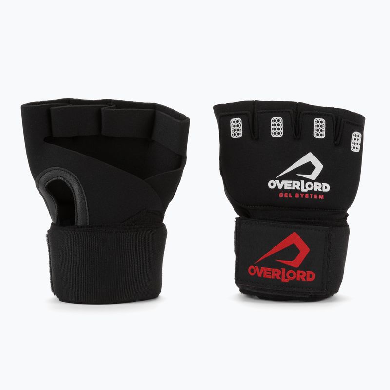Boxerské bandáže Overlord neopren + gel černá 202001-BK/SR 3
