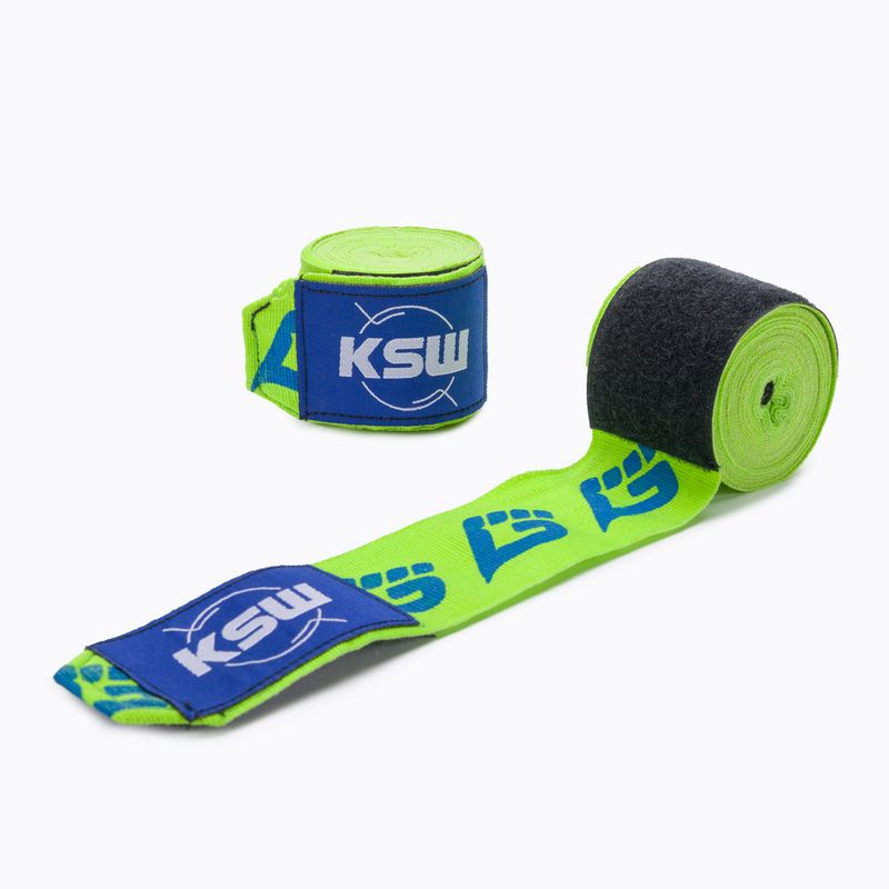 Boxerské bandáže KSW zelené