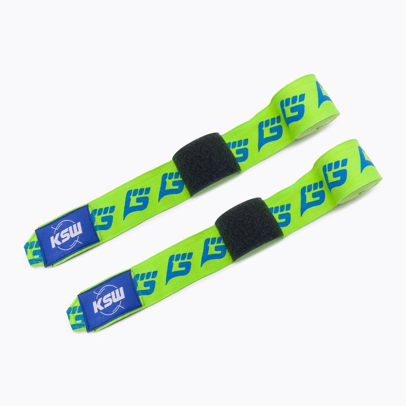 Boxerské bandáže KSW zelené 2