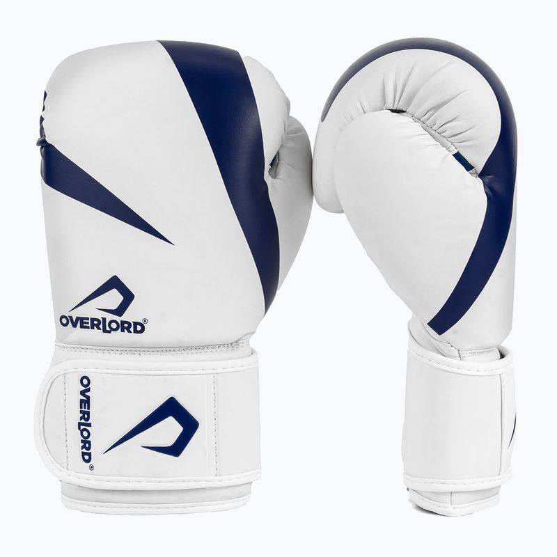 Boxerské rukavice Overlord Riven white/blue 2