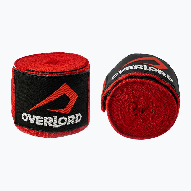 Boxerské bandáže Overlord elastické 400 cm red 2