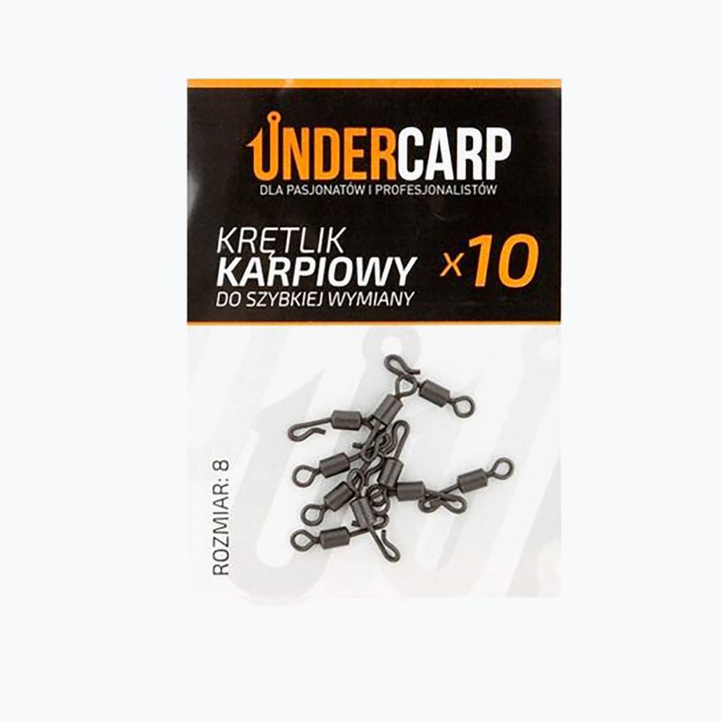 UNDERCARP kaprový obratlík pro rychlou výměnu háčku černý UC55