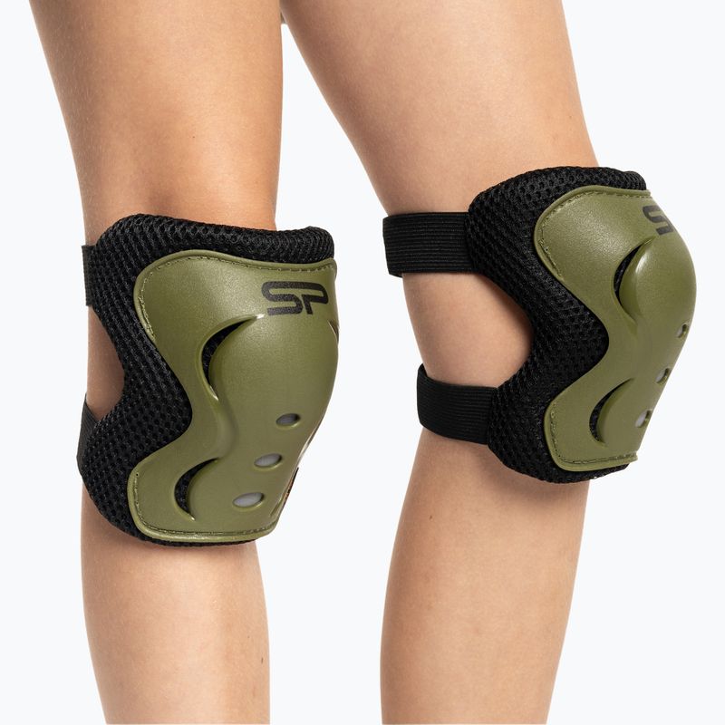 Spokey Shield zelená sada dětských podložek 940933 8