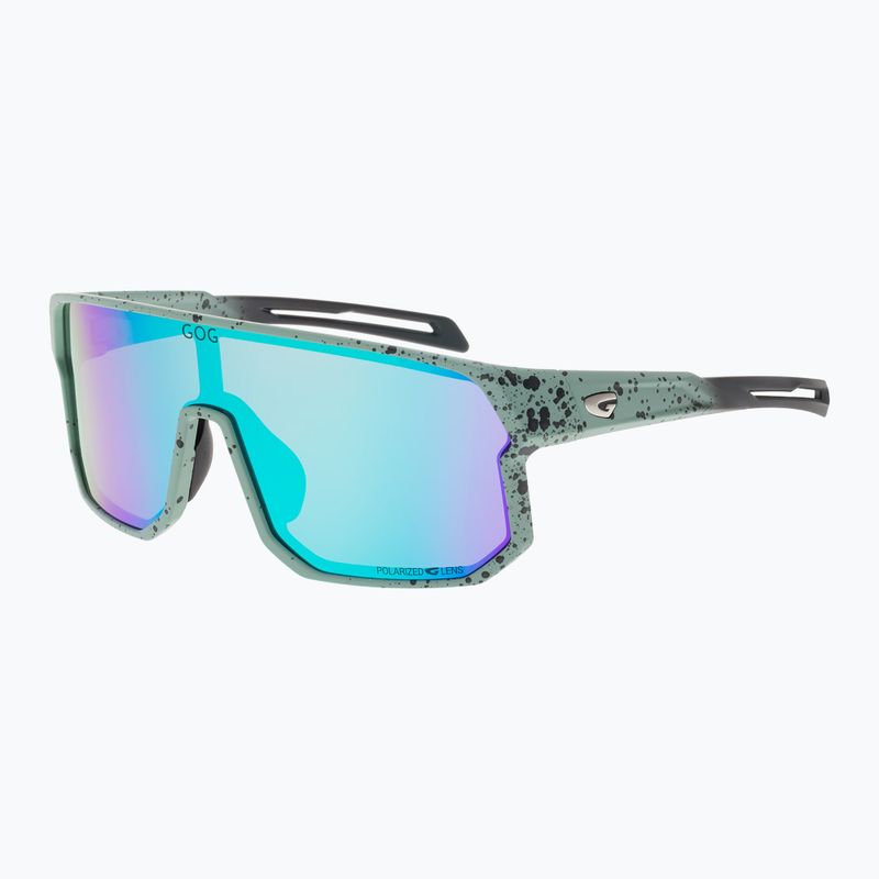 Sluneční brýle GOG Vidar matt green/black reflex white/blue