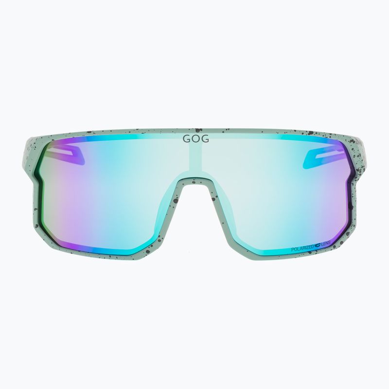 Sluneční brýle GOG Vidar matt green/black reflex white/blue 2