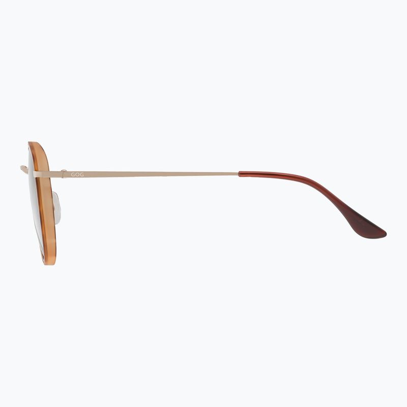 Sluneční brýle GOG Elektra matt brown demi/gold 3