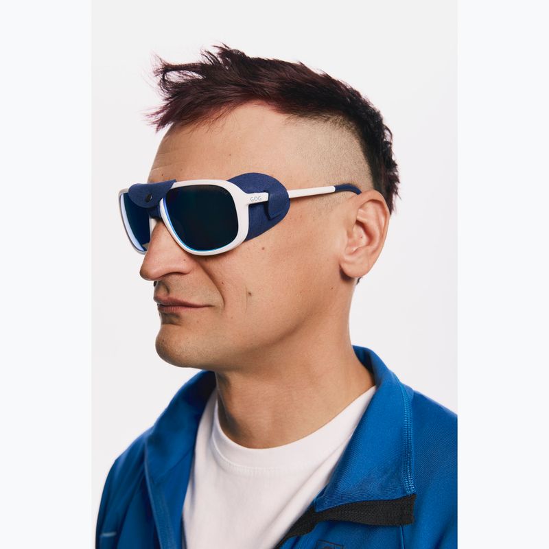 Sluneční brýle GOG Everest matt white/navy blue 5