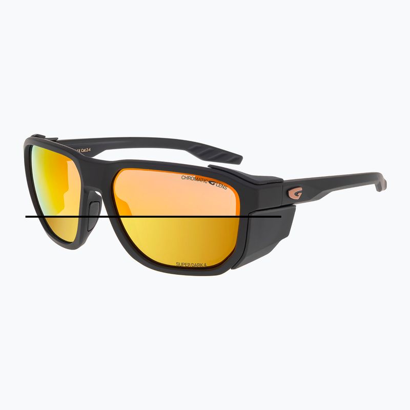 Sluneční brýle GOG Pamir matt metallic black/black/reflex gold 2