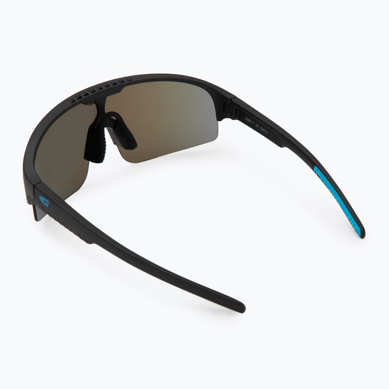 Dětské sluneční brýle GOG Petra matt black/blue reflex blue 2