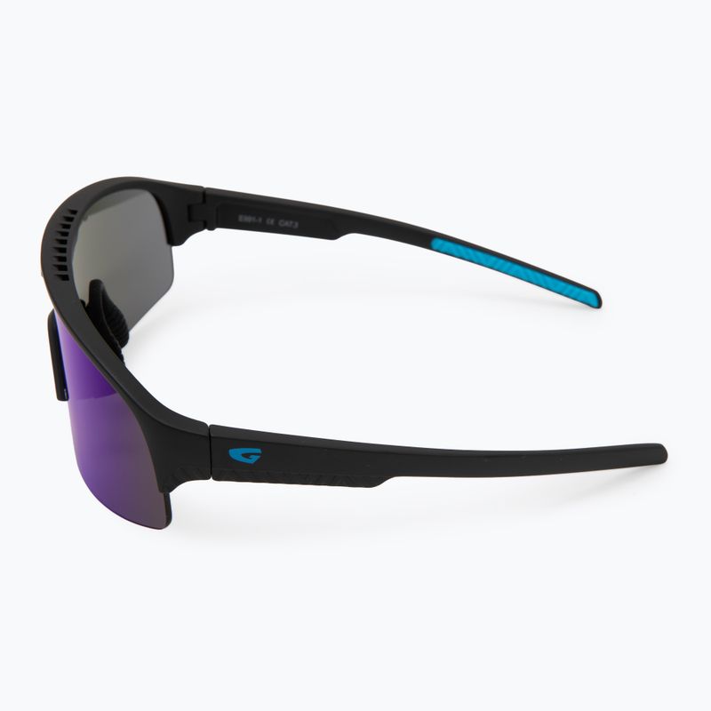 Dětské sluneční brýle GOG Petra matt black/blue reflex blue 4