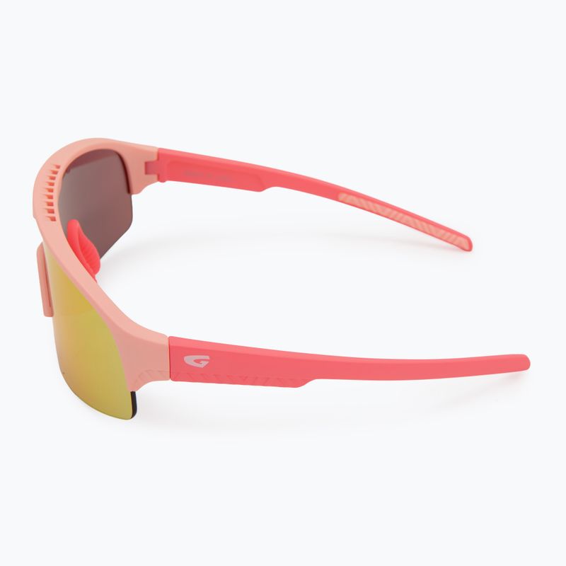 Dětské sluneční brýle GOG Petra matt light pink/pink reflex red 4