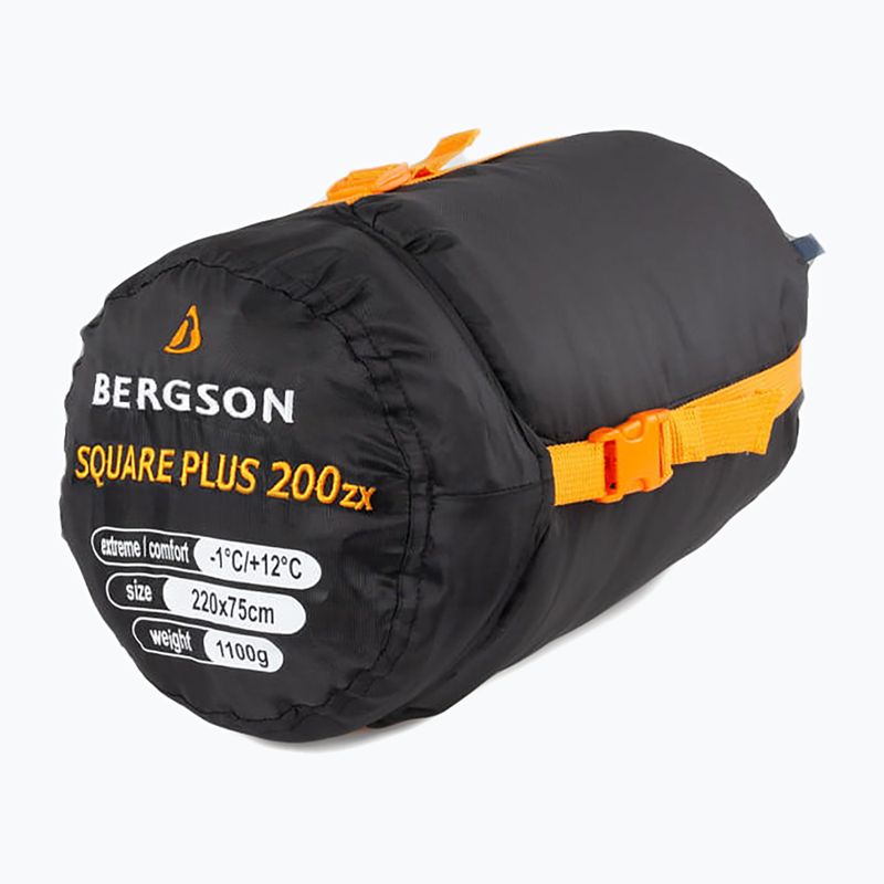 Spací pytel BERGSON Square Plus 200 ZX černý 2
