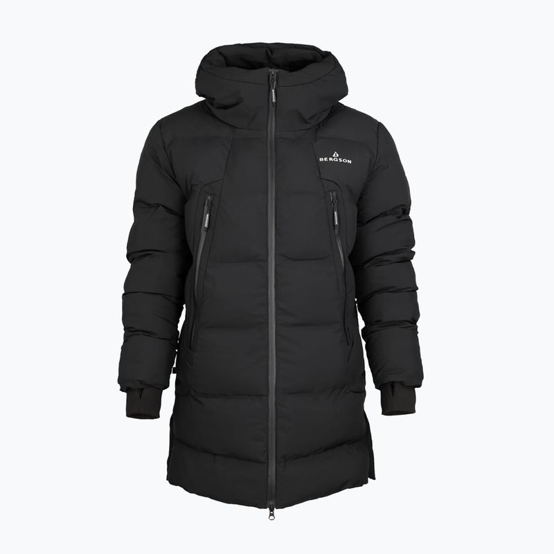 Pánský zateplený kabát BERGSON Snow Leopard Primaloft černý