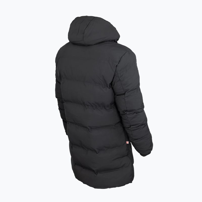 Pánský zateplený kabát BERGSON Snow Leopard Primaloft černý 2