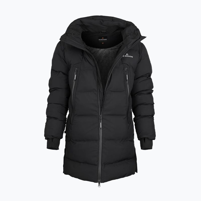 Pánský zateplený kabát BERGSON Snow Leopard Primaloft černý 5