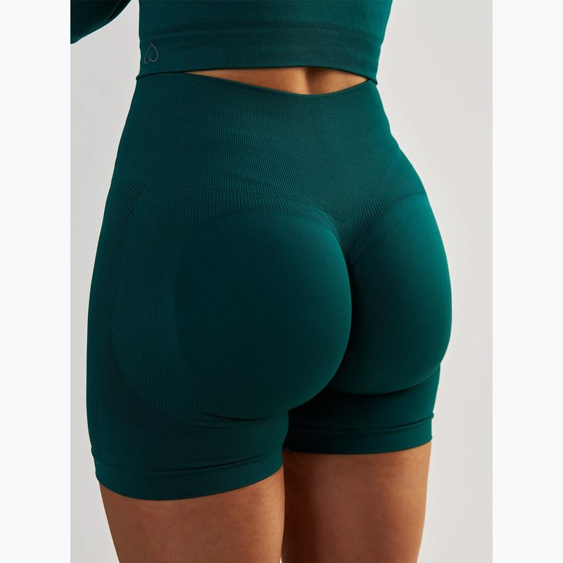 Dámské tréninkové šortky BeShaped Power Up! dark green 8