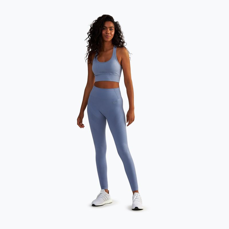 Dámský fitness  top BeShaped Femme Force light blue 2