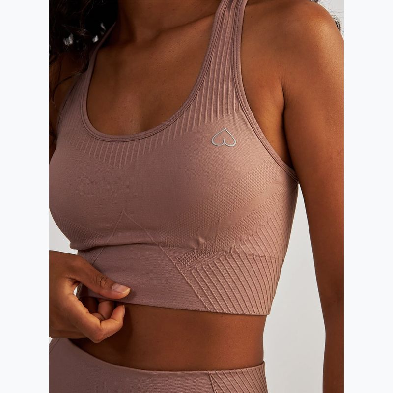 Dámský fitness  top BeShaped Femme Force rose-gold 5