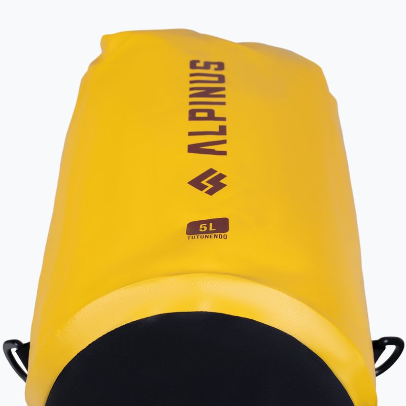 Voděodolný vak Alpinus Tutunendo-Hobart 5 l yellow 3