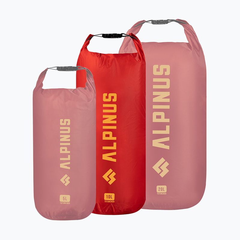 Voděodolný vak Alpinus Tutunendo 10 l red 2