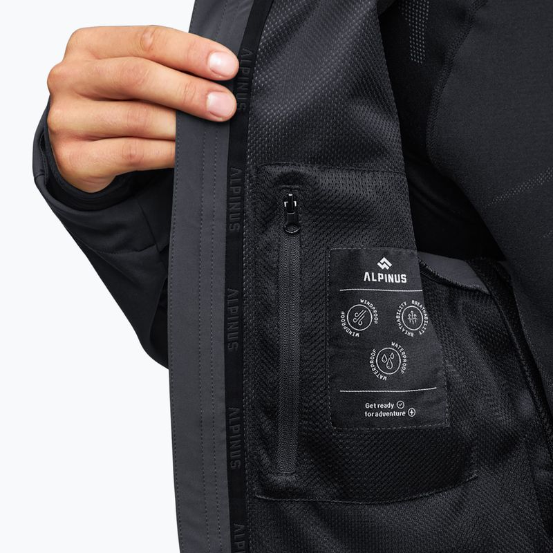 Pánská softshellová bunda Alpinus Roignais black/graphite 5