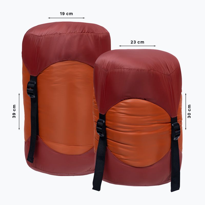 Spací pytel pravý Alpinus Primalight 1200 orange 8