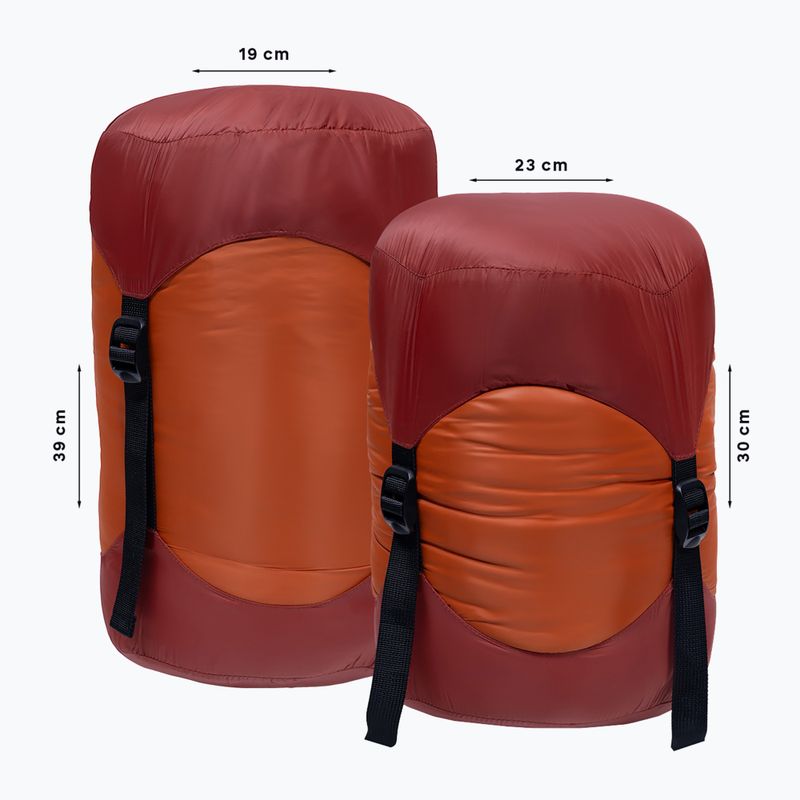 Spací pytel levý Alpinus Primalight 1200 orange 8