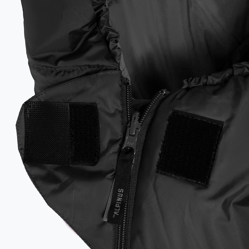 Spací pytel levý Alpinus Fiber Pro 1300 anthracite 3