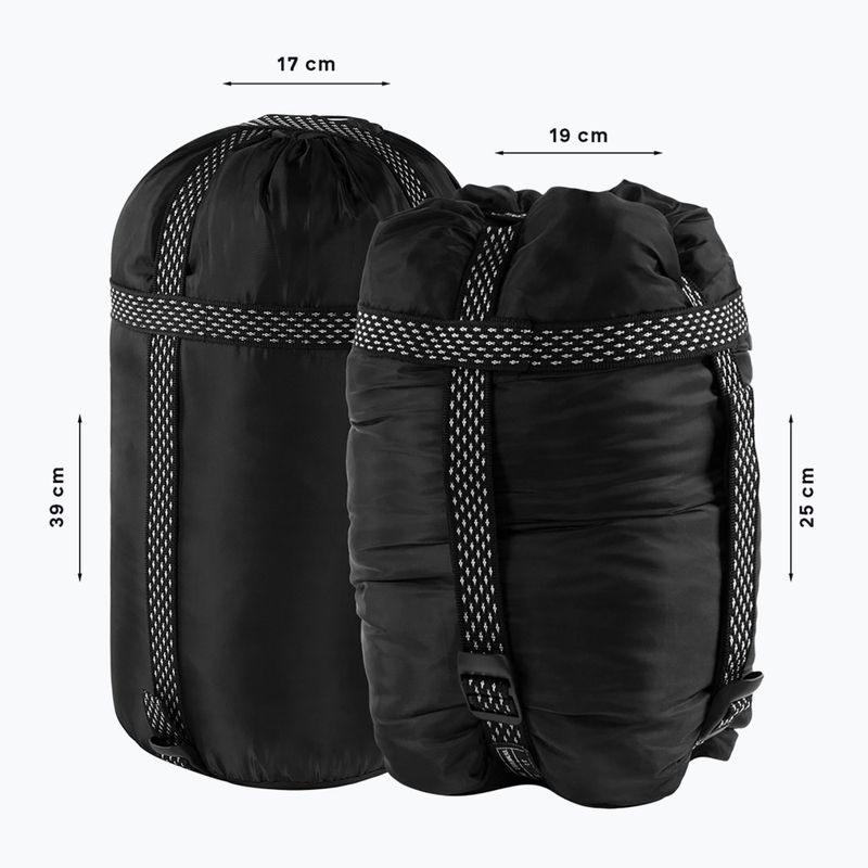 Spací pytel levý Alpinus Fiber Pro 1100 grey 7