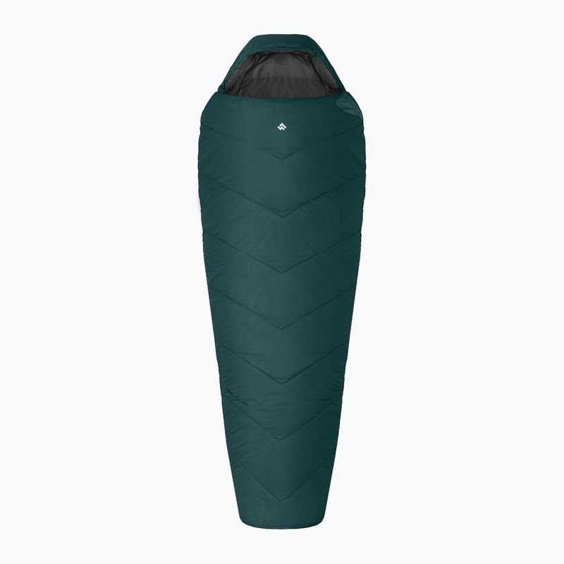 Spací pytel levý Alpinus Fiber Pro 800 green