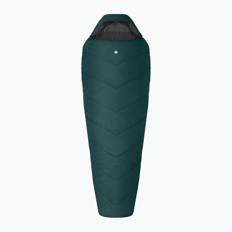 Spací pytel pravý Alpinus Fiber Pro 800 green
